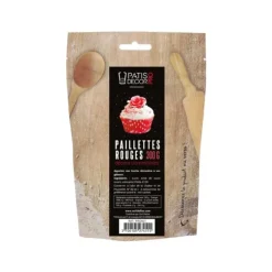 Cerf Dellier Paillettes rouges comestibles 300 g Discount