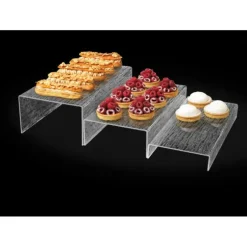 Cerf Dellier PAP escalier transparent 3 marches Discount