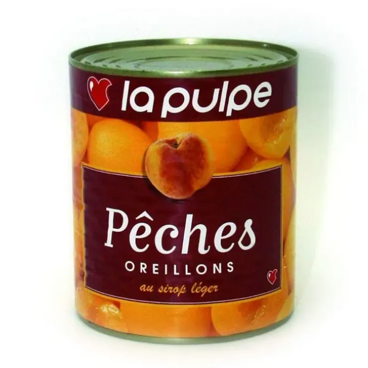 Cerf Dellier Pêches au sirop léger 850 ml New