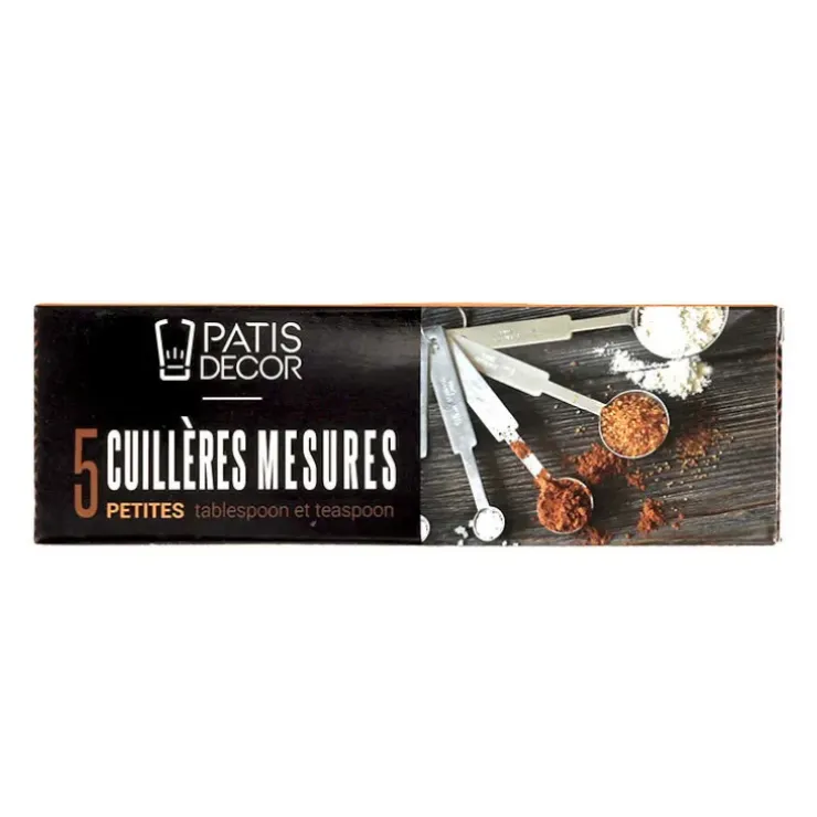 Cerf Dellier Petites cuillères à mesure inox assorties (x5) Clearance