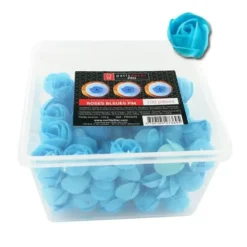 Cerf Dellier Petites roses bleues en azyme (x100) Clearance