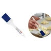 Cerf Dellier Pinceau plat bleu fleuré manche plastique 35 mm Discount