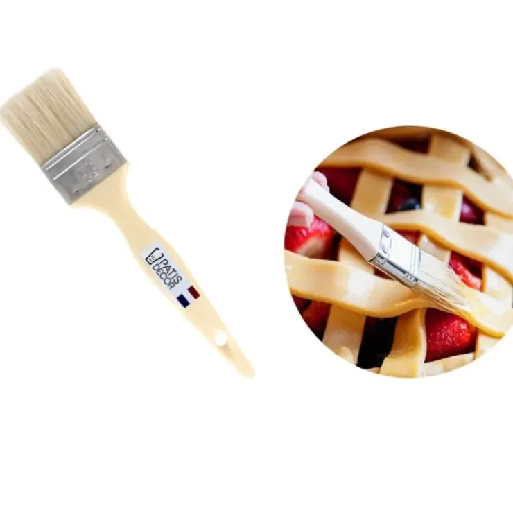Cerf Dellier Pinceau plat soie manche plastique 50 mm