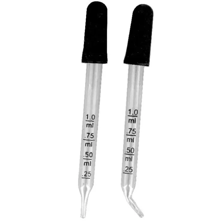 Cerf Dellier Pipettes graduées en verre (x2) Sale