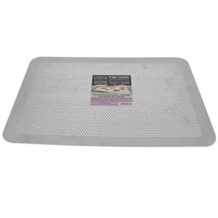 Cerf Dellier Plaque pâtisserie plate perforée alu 40 x 30 cm New