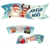Cerf Dellier Plaquette azyme Joyeuses Noël assorties (x24) New
