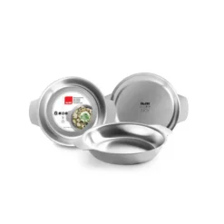 Cerf Dellier Plat de service inox Online