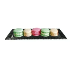 Cerf Dellier Plateau dentelle rectangulaire noir Best