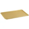 Cerf Dellier Plateau pâtissier alu or bords ronds 24 cm Best