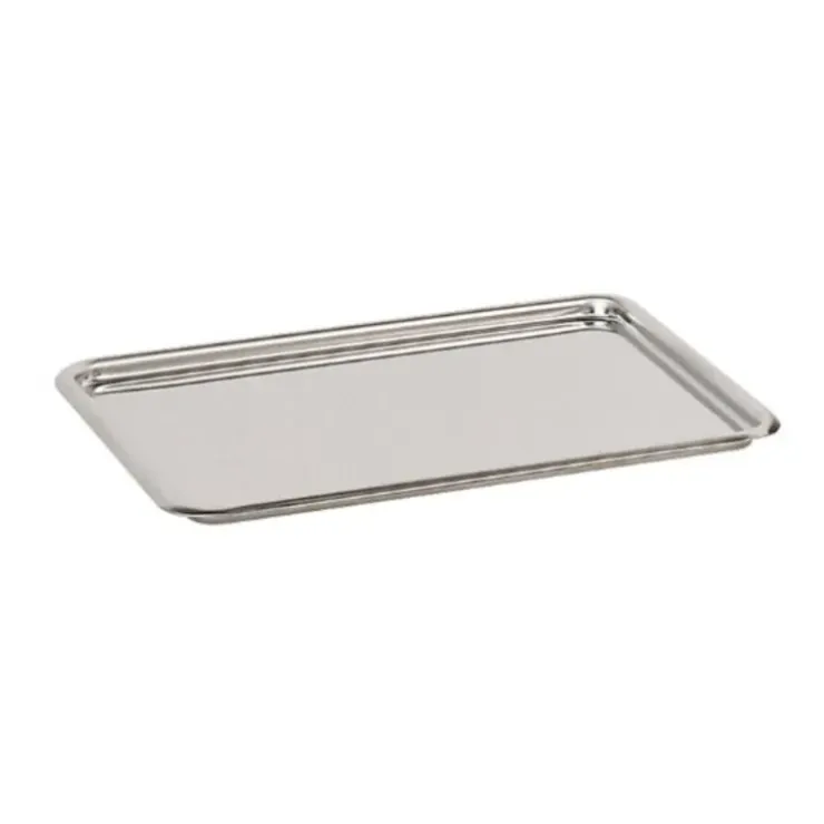 Cerf Dellier Plateau pâtissier inox bords ronds 24 cm New