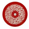 Cerf Dellier Plateau tournant verre Noël 28 cm Sale