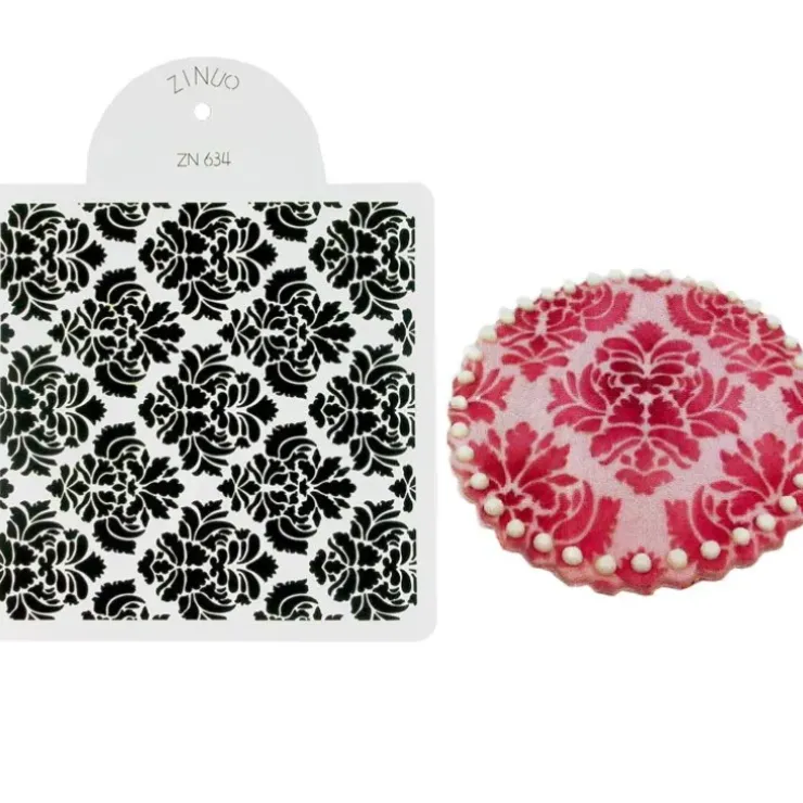 Cerf Dellier Pochoir pâtisserie baroque Hot