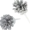 Cerf Dellier Pommes de pin argentées sur pique (x30) Online