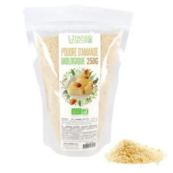 Cerf Dellier Poudre d'amande Bio 250 g - DDM 02/25 Clearance