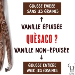 Cerf Dellier Poudre de vanille épuisée Sébalcé 150 g Sale