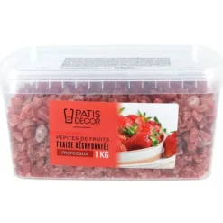 Cerf Dellier Pépites de fraises déshydratées 1 kg New
