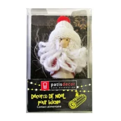Cerf Dellier Père Noël bonnet blanc Online