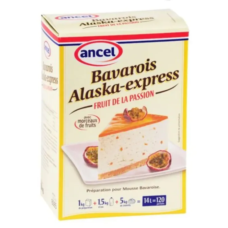 Cerf Dellier Préparation bavarois fruits de la passion Alaska 1 kg Best