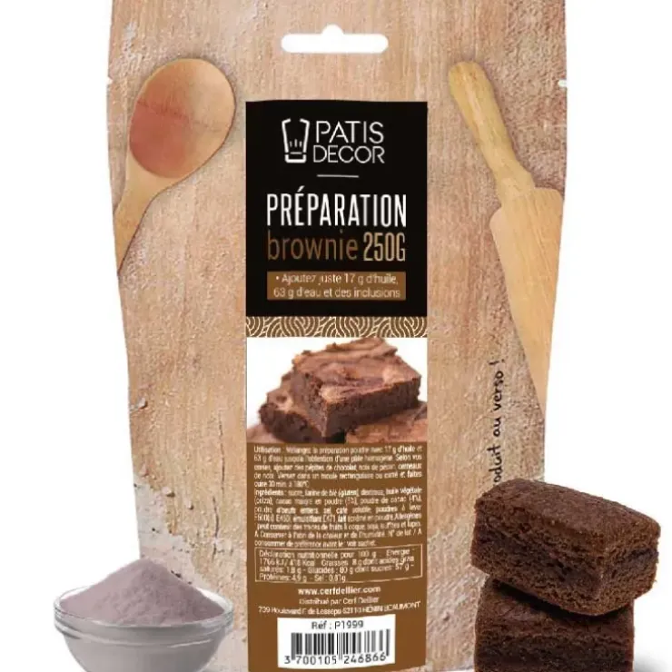 Cerf Dellier Préparation brownie 250 g Best