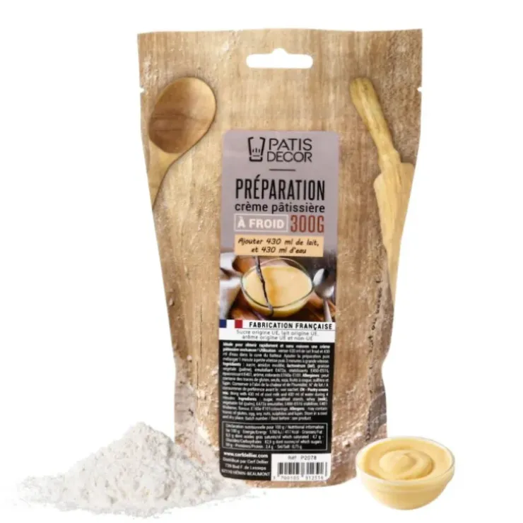 Cerf Dellier Préparation crème pâtissière à froid 300 g
