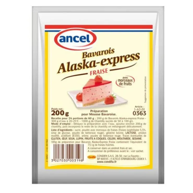 Cerf Dellier Préparation mousse bavaroise fraise Alaska 200 g Clearance