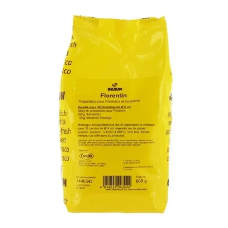 Cerf Dellier Préparation nougatine florentins 600 g Online