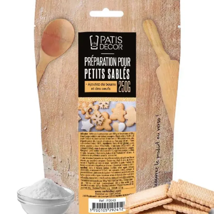 Cerf Dellier Préparation pour petits sablés 250 g - DDM 05/24 New