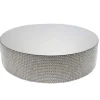 Cerf Dellier Présentoir gâteau effet miroir et contour en strass 40 cm Sale
