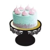 Cerf Dellier Présentoir gâteau noir broderie Ø 18 cm Clearance