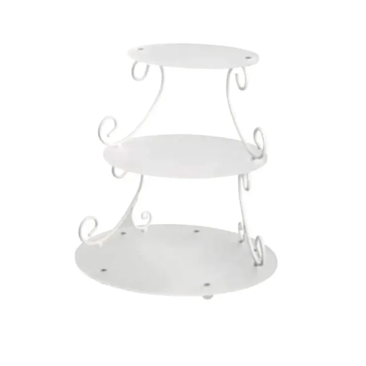 Cerf Dellier Présentoir romantique 3 plateaux ovales Discount