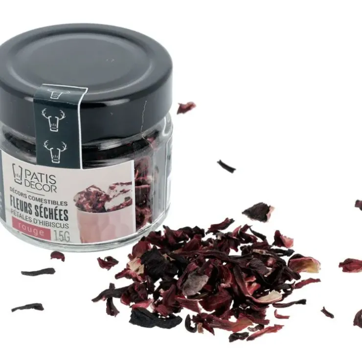 Cerf Dellier Pétales d'hibiscus rouges séchées 15 g Sale