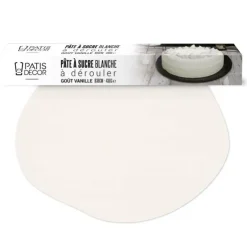 Cerf Dellier Pâte à sucre blanche étalée Clearance