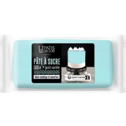 Cerf Dellier Pâte à sucre bleu ciel 500 g - DDM 09/24 Best