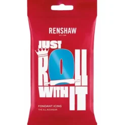 Cerf Dellier Pâte à sucre Bleu Turquoise Renshaw 250 g Discount