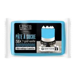 Cerf Dellier Pâte à sucre bleue 250 g Discount