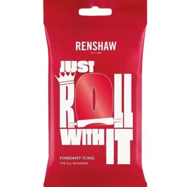 Cerf Dellier Pâte à sucre Rouge Coquelicot Renshaw 250 g