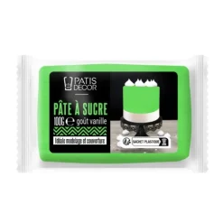 Cerf Dellier Pâte à sucre vert 100 g - DDM 11/24 Best