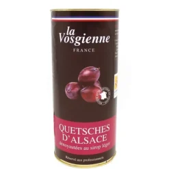 Cerf Dellier Quetsches dénoyautées au sirop léger 1 Kg