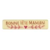 Cerf Dellier Rectangle Chocolat blanc Bonne Fête Maman (x66) Hot