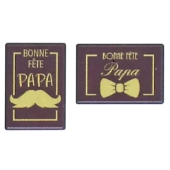 Cerf Dellier Rectangles chocolat Bonne Fête Papa (x 25) - DDM 10/24 Outlet