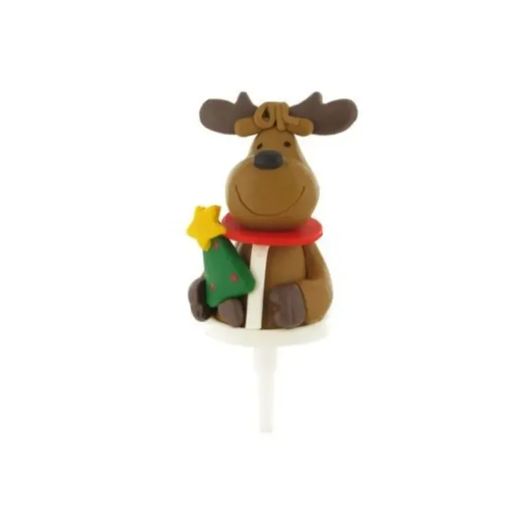 Cerf Dellier Renne de Noël sur pique Sale
