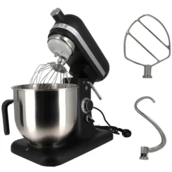 Cerf Dellier Robot pâtissier noir 500W PatisDécor New