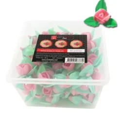 Cerf Dellier Roses roses et feuilles en azyme (x80) Hot