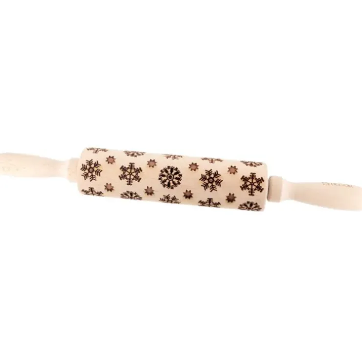 Cerf Dellier Rouleau empreintes Flocons