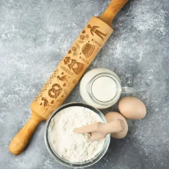 Cerf Dellier Rouleau en bois à empreintes Alsace Sale