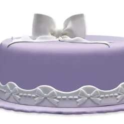 Cerf Dellier Ruban pâte à sucre noeuds blanc h 3 cm (2,5 m) Sale