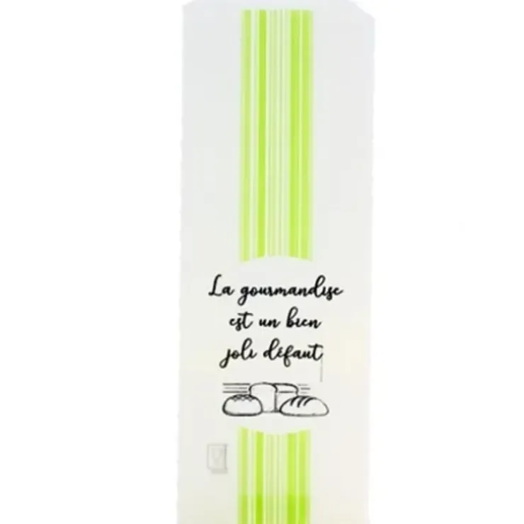Cerf Dellier Sac à pain long parafiné x1000 (vert) Hot