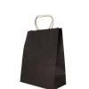 Cerf Dellier Sac en papier noir - 21x11x27 cm Online