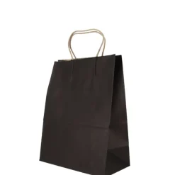 Cerf Dellier Sac en papier noir - 21x11x27 cm Online