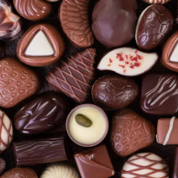 Cerf Dellier Sachets bonbons Pains d'épices + liens - 14 x 23 cm (x 10)